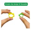 Mivofun 60 anillos numerados para patas de pollo 6