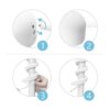 Koroao Soporte flexible para cámara Google Nest piloso
