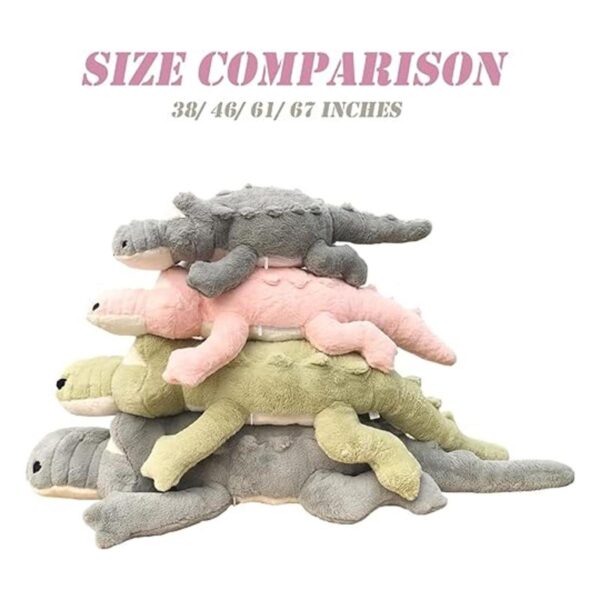 Hofun4U Crocodile Plush Pillow Alligator Stuffed Animal_4