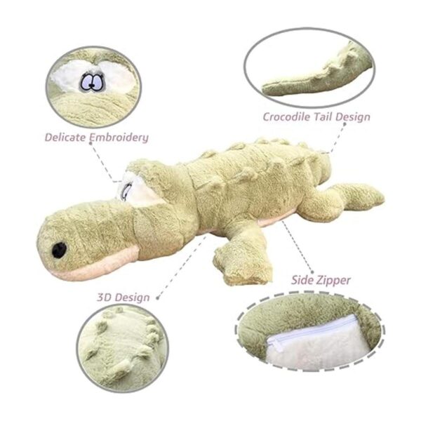 Hofun4U Crocodile Plush Pillow Alligator Stuffed Animal_6