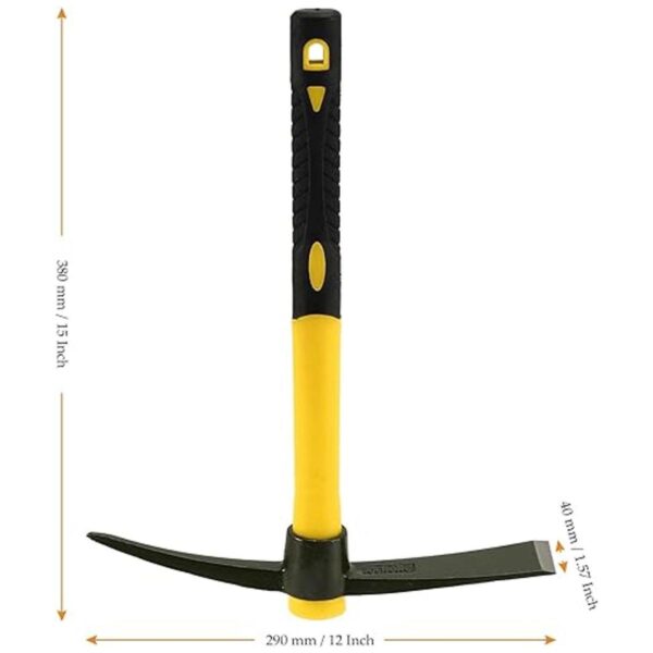 MUKCHAP 2 azadas Mattock de 15 pulgadas azada mate de_2