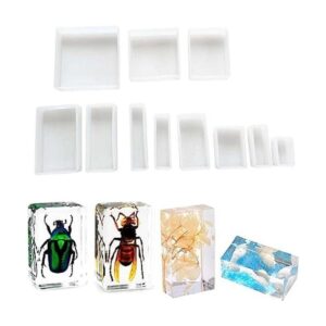 Cotsdan 11 moldes de cubo para resina de cristal hexaedro_1