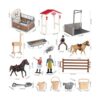 Juego estable de caballos con zona de lavado de caballos y_4