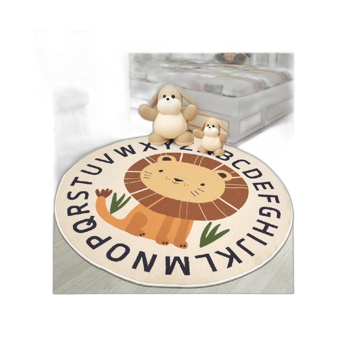 Lacomfy Alfombra de juego de animales para niños alfombra