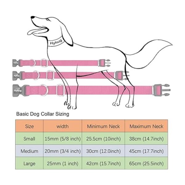 Hyhug Mascotas Collar básico clásico regular resistente