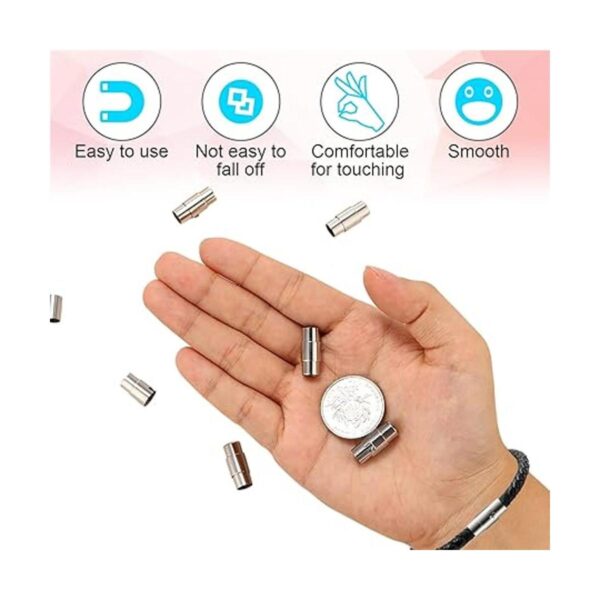 Juego de 20 tapones magnéticos de cordón de cuero 4_6