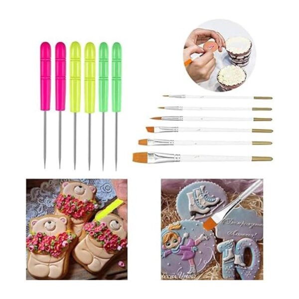 Kit de decoración de galletas que incluye 1 plato_5
