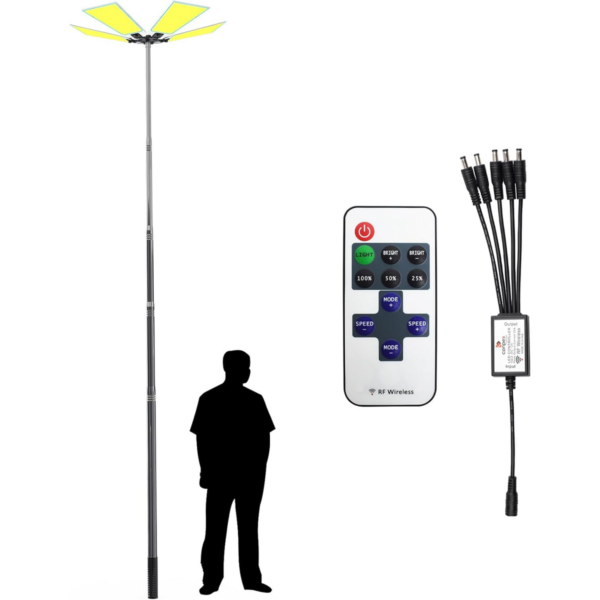 Conpex Luces LED telescópicas de camping de 15000 lm_1