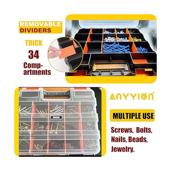 Anyyion Stalwart Organizador de piezas pequeñas_5