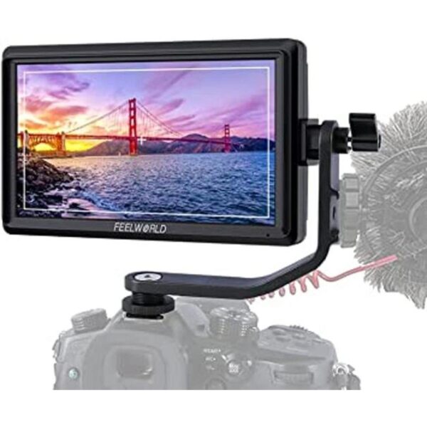 FEELWORLD Monitor de campo de cámara FW568 V2 con HDMI 4K_1