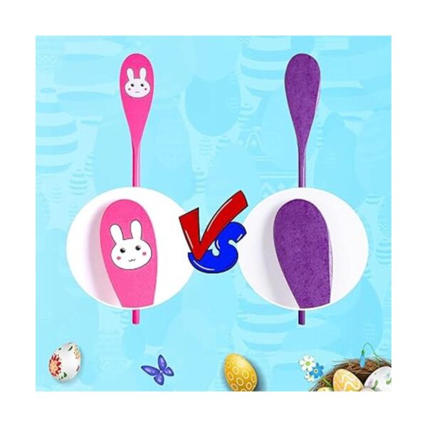 Juego de 6 jugadores de huevos de Pascua y cuchara regalo_5