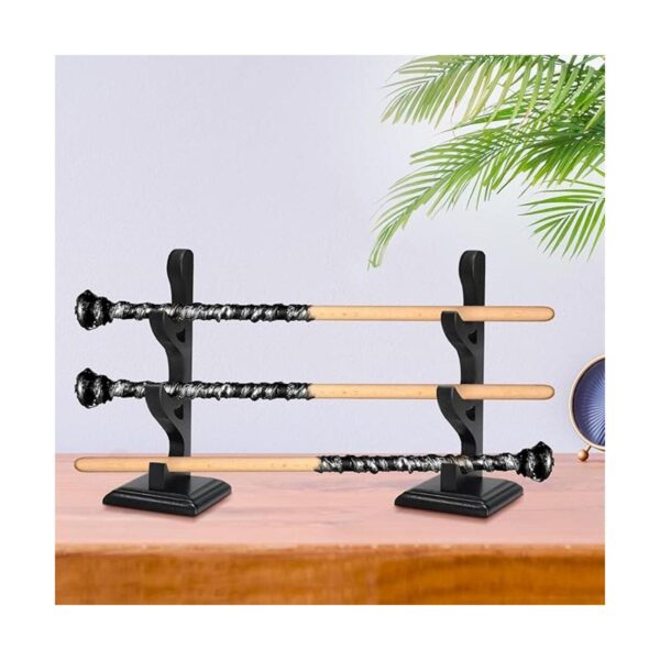 Juego de 2 soportes para varita de mago de madera soporte