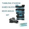 Moldes de resina moldes de silicona para juegos juego de