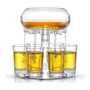 JoyJolt Dispensador de 6 vasos de chupito y vaso de_1