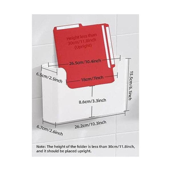 Organizador de archivos de pared soporte de pared para_6