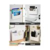 Organizador de archivos de pared soporte de pared para_4