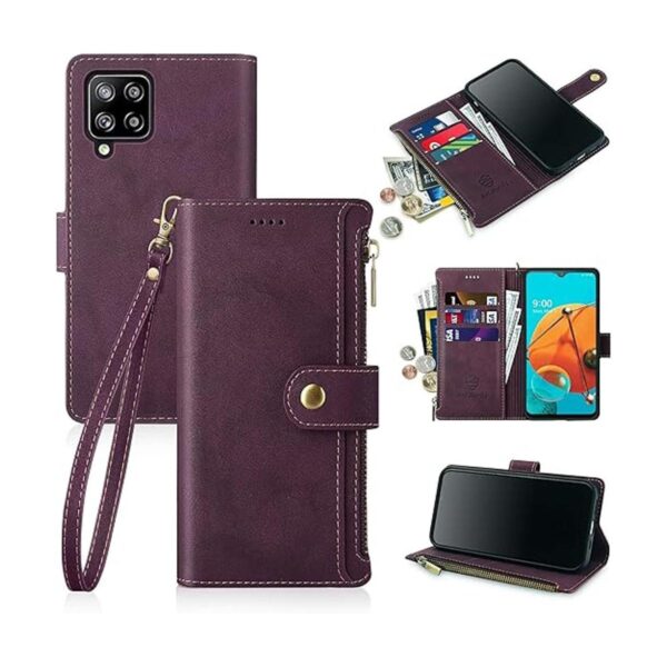 Antsturdy Funda tipo cartera para Samsung Galaxy A12_1