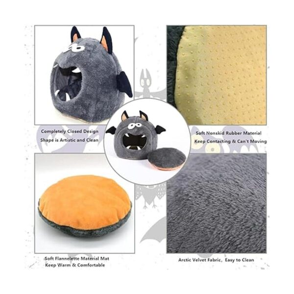 CooShou Cobayas Escondites para cama de animales pequeños_4
