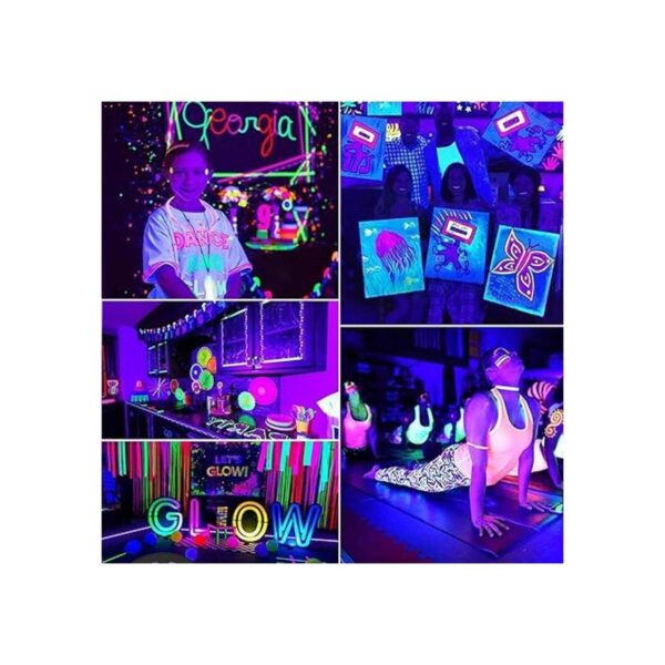 Luces LED negras UV que funcionan con pilas 16.4 pies 50_4
