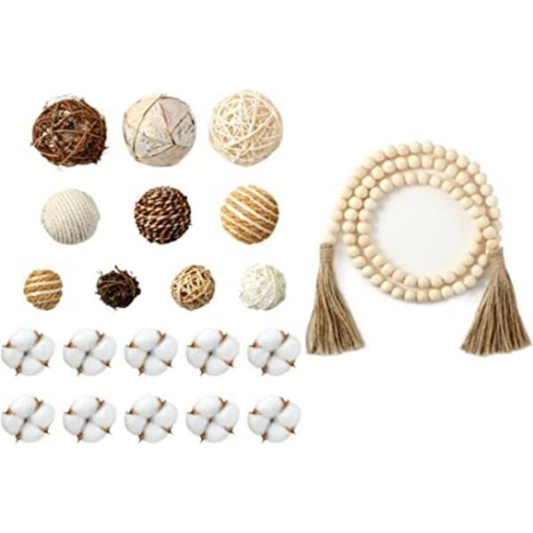 Juego de 20 bolas decorativas para cuencos juego de bolas