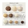 Juego de 20 bolas decorativas para cuencos juego de bolas