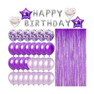 Juego de 49 piezas de decoraciones de cumpleaños de color_1