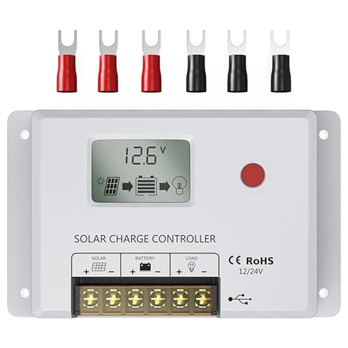 Controlador de carga solar de 10 A controlador solar