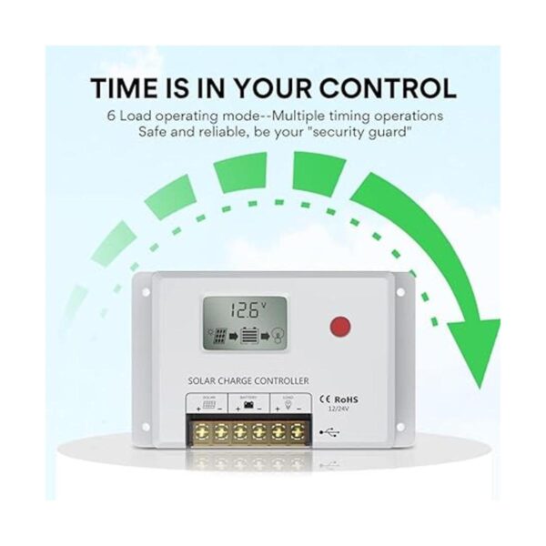 Controlador de carga solar de 10 A controlador solar_3
