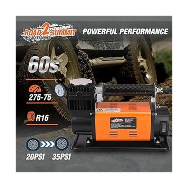 Kit de compresor de aire portátil de 12 V de alta
