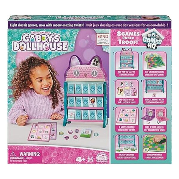 Gabbys Dollhouse Games HQ Checkers Tic Tac Toe Memory_6