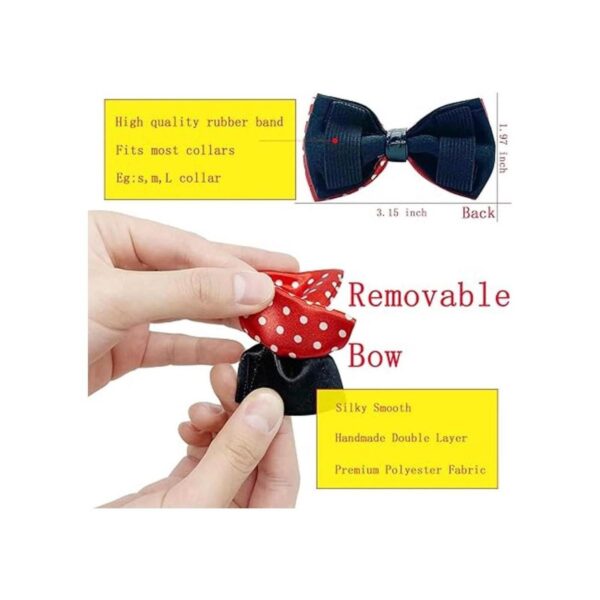 DORUI 10 corbatas elásticas para collar de perro para
