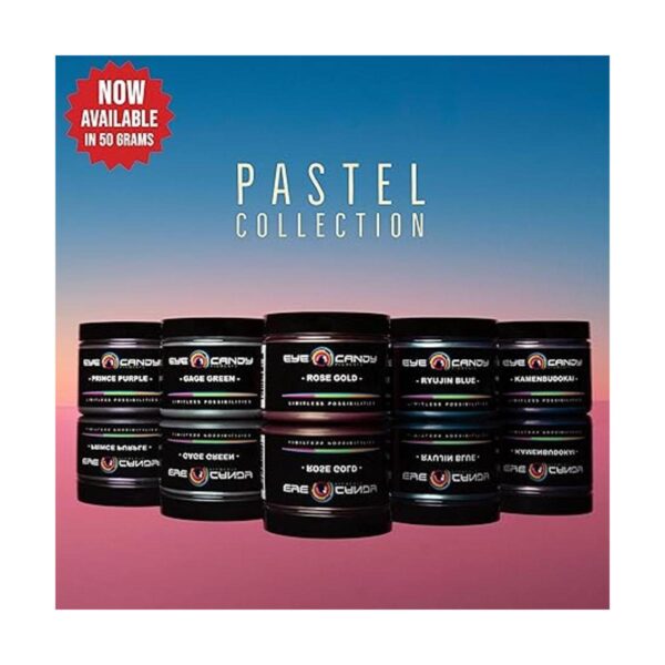 Eye Candy Polvo de pigmento de mica premium Ryujin Blue_4
