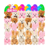 NEWBEA Paquete de 24 huevos de Pascua rellenos con conejo_1