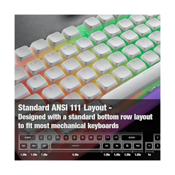 Gunmjo Teclas PBT de golf de doble calor para teclado de_4