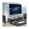 Meatanty Soporte elevador de monitor 2 en 1 con 2 cajones_4