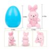 NEWBEA 8 huevos de Pascua rellenos con conejo de felpa_3