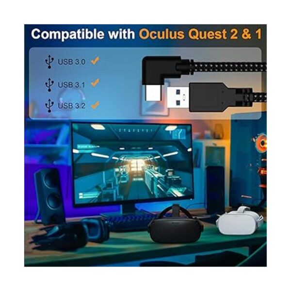 Coodov Compatible with Oculus Quest 2 Link Cable Fast_2