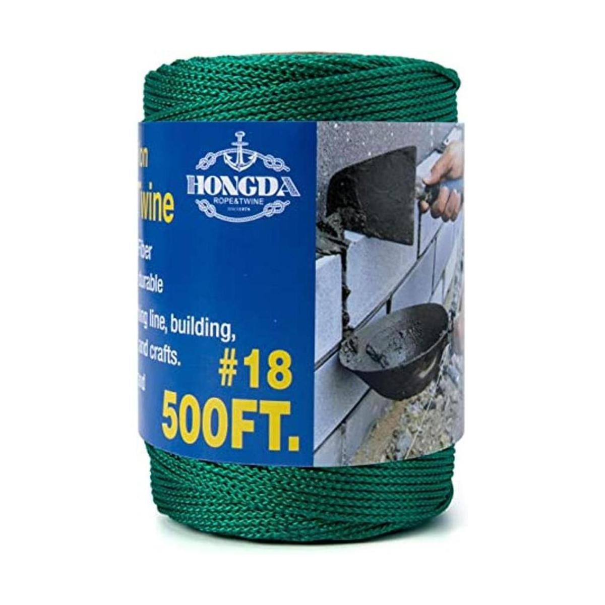 HONGDA Cordel de nailon 500 pies 18 cuerda de nailon