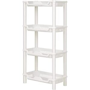 ELYKEN Estante organizador de ducha de 4 niveles 15.8 x