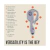 Keyzmo Multiherramienta de bolsillo en forma de llave kit_5