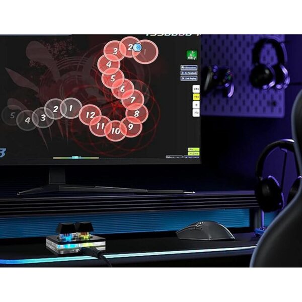 NONO OSU teclado de 2 teclas de eje rojo teclado USB para