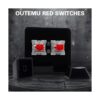 NONO OSU teclado de 2 teclas de eje rojo teclado USB para
