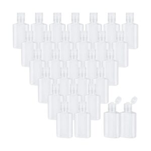MUKCHAP 100 botellas de viaje transparentes de 1 oz_1