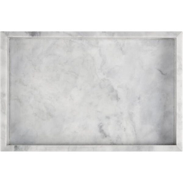 MUKCHAP Bandeja rectangular de mármol para tocador_5