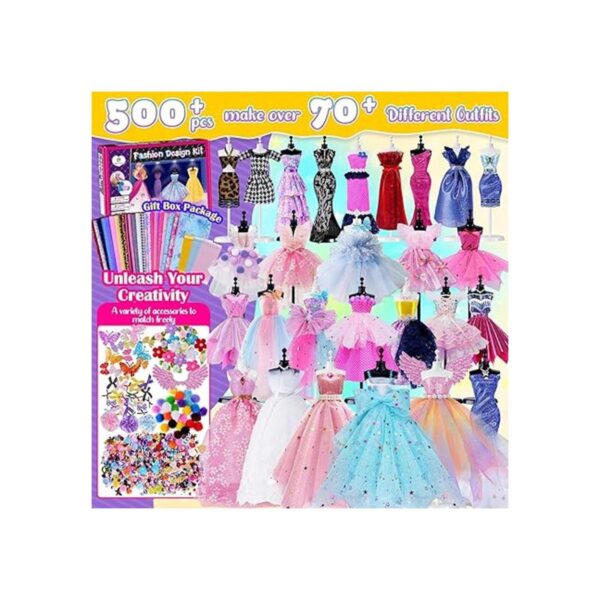 Más de 450 piezas Kit de diseño de moda para niñas con 4_2