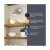 Design House 589127SN Schoolhouse Soporte de pared