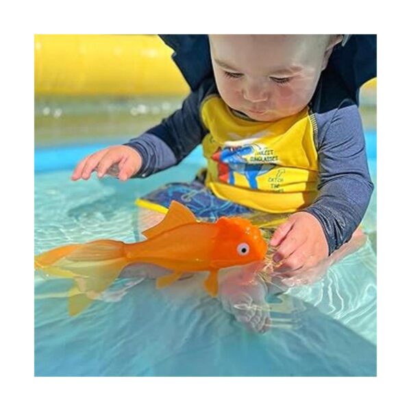 Genuine Fred Koi Toy LightUp Bath GoldfishNaranja_5