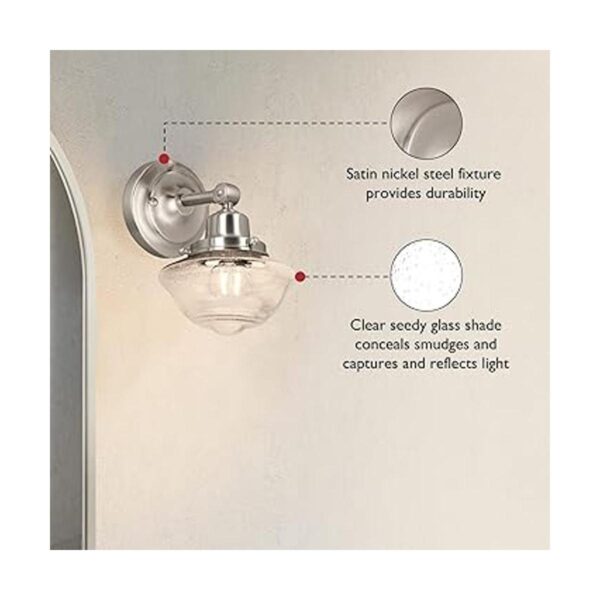 Design House 589127SN Schoolhouse Soporte de pared