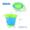 JOYIN 4 cubos plegables y cesta para niños cubo portátil