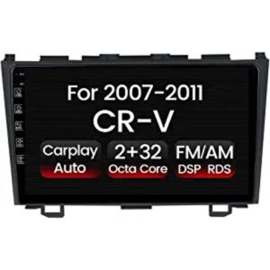Android 11 Auto estéreo doble DIN para Honda CRV 2007 2008_1